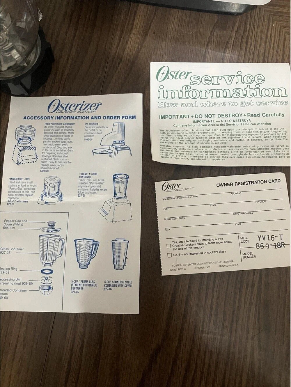 Vintage Osterizer Galaxie 10-Speed White Working Blender Plastic Pitcher 869-18R